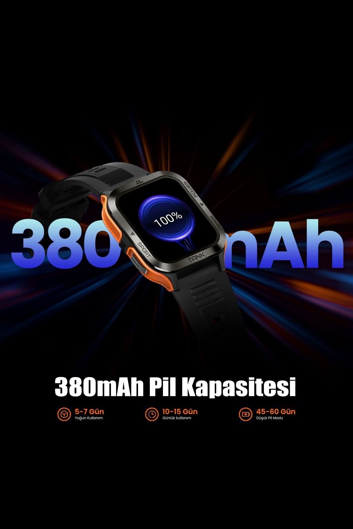 Kospet Tank M2 Watch Akıllı Saat (KVK Teknik Servis Garantili)