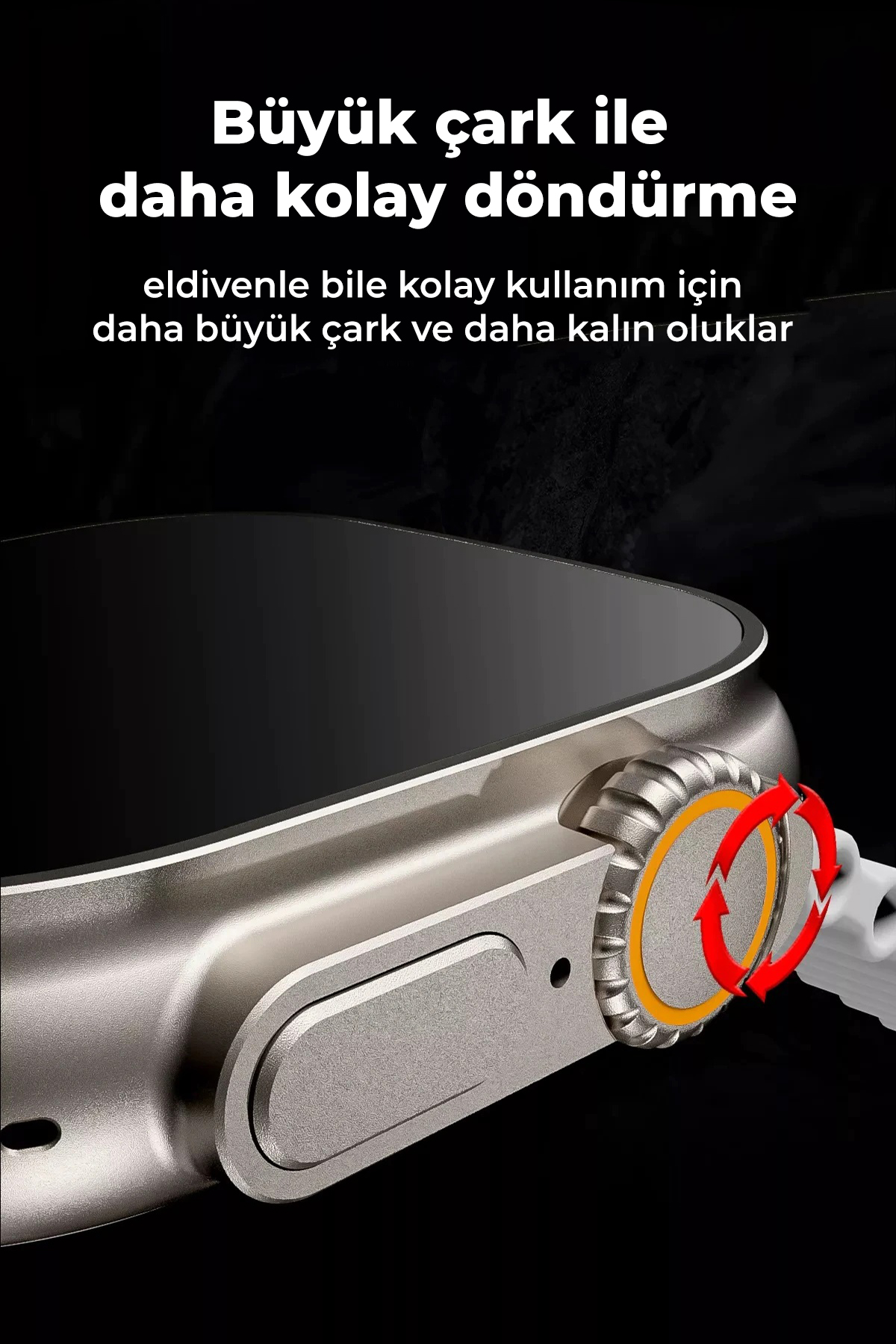 Microlux GS Ultra 8 Watch Akıllı Saat 49mm (2 Kordon Hediyeli)