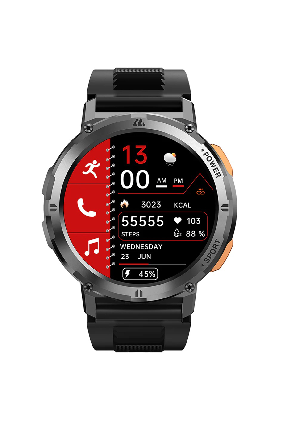 Kospet Tank T2 Watch Akıllı Saat (KVK Teknik Servis Garantili)